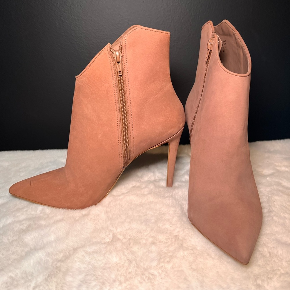 Aldo Blush Pointy-Toe Booties – Size 10, Never Worn